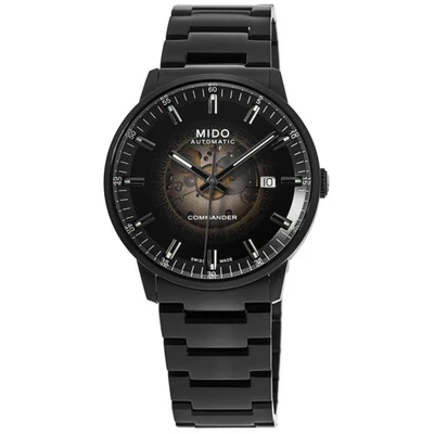 Nuevo reloj para hombre Mido Commander degradado esfera negra negro M021.407.33.411.00 Foto 1 de 4