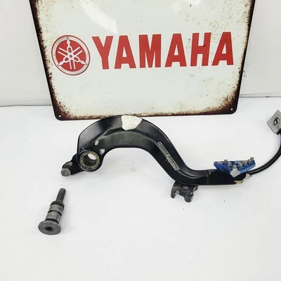 Yamaha YZ125 YZ250 WR250F WR450F YZ450F Moose Racing Rear Brake Pedal BLUE - Image 1 of 4