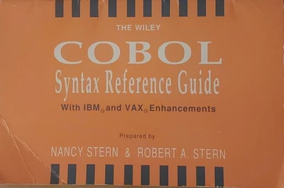 The Wiley COBOL Syntax Reference Guide RARE 1991 IBM/VAX Enhance Very Good - Image 1 of 3