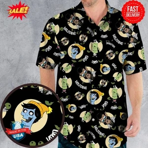 Ghouligans Cartoon Hawaiian Shirt S-5XL - Picture 1 of 2