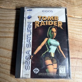 Tomb Raider (Sega Saturn, 1996) Complete w/ Manual & Registration