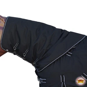 87HI Hilason 600D Winter Waterproof Poly Turnout Horse Hood Neck Cover - Picture 1 of 12