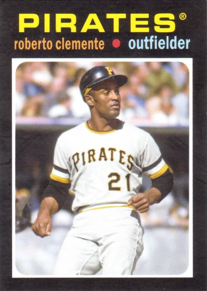 2013 Topps Update 1971 Minis #TM-42 Roberto Clemente - Pittsburgh Pirates - Image 1 of 1