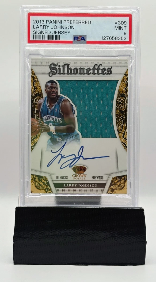 Larry Johnson Basketball Sports Trading Card Singles Autographed