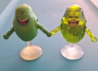  LOTE DE JUGUETES R US EXCLUSIVO CAZAFANTASMAS 2 MINIMATES SLIMER VARIANTE TRANSPARENTE COMIDA  Foto 1 de 4
