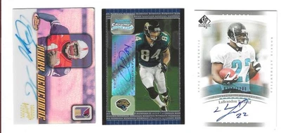 3 Football Autos: Bobby Newcombe, Chad Owens, LaBrandon Toefield - Image 1 of 2