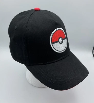 Pokémon Poke Ball 2025 - Negro - Espalda a Presión - Juvenil - Gorra de Béisbol Estilo Sombrero Foto 1 de 4