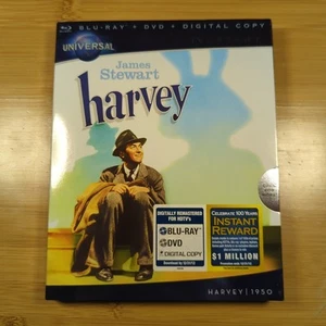 New Harvey (Blu-ray/DVD, 1950) James Stewart w/Slipcover FREE SHIPPING  - Picture 1 of 4