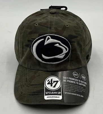 Penn State Nittany Lions '47 Limpieza OHT Camuflaje Gorra Ajustable Sombrero $36 Foto 1 de 4