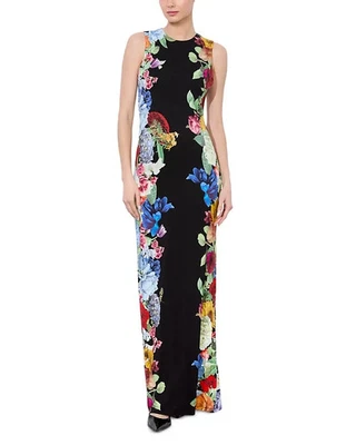 ALICE & OLIVIA (8 )DELORA OPEN BACK GARDEN BRUNCH MAXI DRESS NWT MSRP$495 - Image 1 of 4