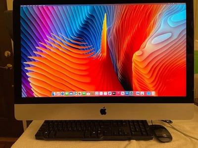 27" iMac 5K Late 2017-201 i5-Quad 3.4 GHz 16GB  1.03TB Fusion Ventura KBRD+Mse - Image 1 of 4
