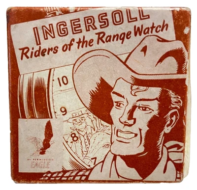 JEFF ARNOLD INGERSOLL MEN'S AUTOMATED VINTAGE WIND UP POCKET WATCH WITH BOX - Image 1 of 4