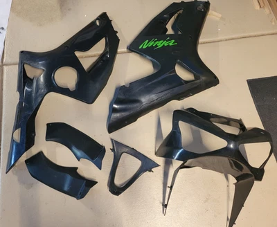 2003-2004 03 04 Juego de carenado de paneles de carrocería delanteros izquierdo derecho Kawasaki Ninja ZX6R 2003-2004 Foto 1 de 4