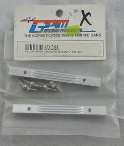 GPM Silver Aluminum Main Chassis Mount fits HPI Savage SAX1016B - Picture 1 of 1