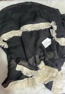 SCHWARZES BALI WICKELTUCH VON SUNLILY NEU MIT ETIKETT DAMEN 57 Zoll x 70 zoll - Bild 1 von 3