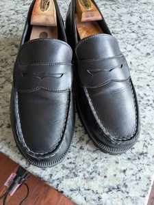 GH BASS - 9 US MENS - Black  loafers With Lug Soles - Picture 1 of 17