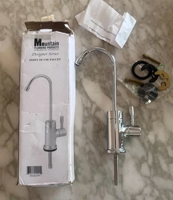 NEW! Mountain Plumbing Chrome 1-Handle Single Hole Cold Water Faucet - $375 MRP - Image 1 of 3
