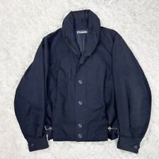 Issey Miyake brush tag bomber jacket zip gimmick archive navy M Vintage