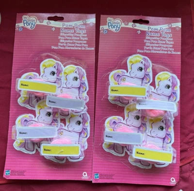 Pompones con etiqueta de nombre de fiesta My Little Pony G3 Foto 1 de 2