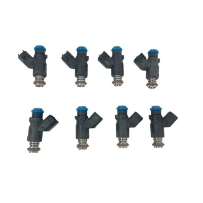 DELPHI GM 12613412 50LB TRUCK HEIGHT FUEL INJECTORS FLOW MATCHED SET OF 8 - Image 1 of 4