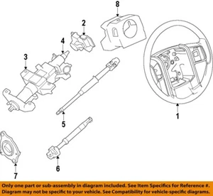 FORD OEM 11-14 F-150 Steering Column Assembly-Lower Shaft BL3Z3B676A - Picture 1 of 1