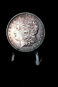 1889 MORGAN DOLLARS**BEAUTIFUL**GRADE AU/BU LUSTER & TONING SALE $16 OFF - Picture 1 of 10