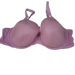 Victorias Secret 36D Lightly Lined Perfect Coverage Bra Solid Purple #3277 - Picture 1 of 10