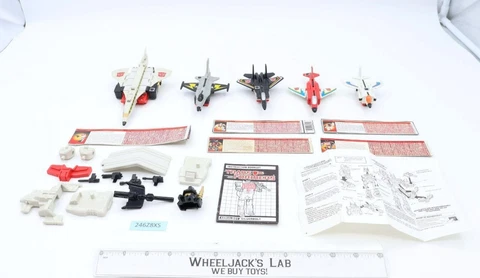 Superion Aerialbots Set 100% Complete Vintage 1986 G1 Transformers Hasbro Cover