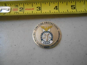 RARE CMS FIRE PROTECTION CHIEF MASTER SGT AIR FORCE USAF MILITARY CHALLENGE COIN - Picture 1 of 3