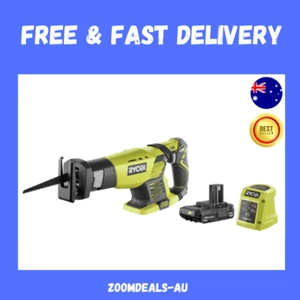 Ryobi 18V ONE+ Reciprocating Saw Kit | 2Ah Battery, Charger/Blade | Compact Tool - Picture 1 of 7