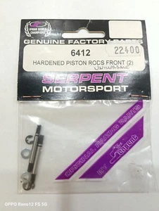 Serpent RC Hardened Piston rods front vintage spare parts n.6412 NIB - Imagen 1 de 1