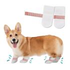 8pcs White Dog Boots Dog Foot Cover  For Outdoor Activities of Pets