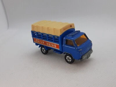 Camión de reparto Tomica Nissan Caball Daily News azul usado/suelto F75 Foto 1 de 4