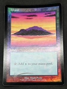 Magic the Gathering MTG Island Land Arena 2002 Promo Foil - Bild 1 von 2