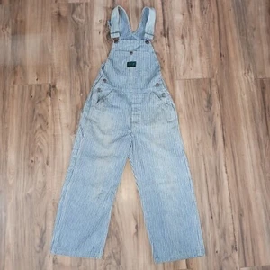 Salopette Ely vintage anni 70 donna/ragazza denim - piccola - a righe blu/bianco - Foto 1 di 19