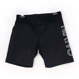 Neu mit Etikett Calvin Klein CK Performance schwarze Damen-Radshorts 7 Zoll Schrittlänge XL - Bild 1 von 7