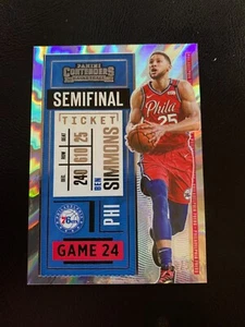 2020-21 Panini Contenders Semifinal Ticket /99 Ben Simmons #56 - Picture 1 of 2