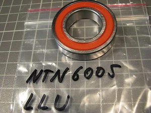 2 pieces ball bearing 6005 LU NTN 6005 LU 25x47x12mm waterproof - Picture 1 of 1