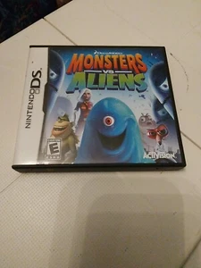Monsters vs Aliens (Nintendo DS, 2009) CIB Complete w Manual DS 2DS 3DS A08 - Picture 1 of 4