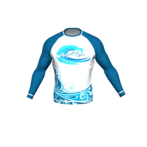Protector contra erupciones HighType de onda azul manga larga surf, deportes de playa - Imagen 1 de 7