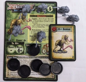 SHADOWS OF BRIMSTONE Board Game AKANAME TONGUE DEMONS Enemy Pack Non-Retail FFP - Picture 1 of 1