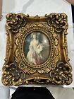 Vintage art in Frame Of a Lady Picture Made In Italy Rectangle Picture Frame