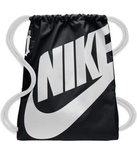 Nike Heritage Gymsac Drawstring With side zip Pocket-Gym Bag-Gym Sack - Picture 1 of 2