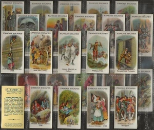 CARRERAS-FULL SET- FAMOUS ESCAPES 1926 (25 CARDS) WINSTON CHURCHILL - EXCELLENT - Picture 1 of 1
