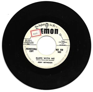 JODY REYNOLDS-DEMON 1511 PROMO ROCKABILLY TEEN 45 RPM ELOPE WITH ME VG++ - Imagen 1 de 1