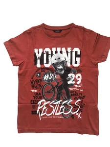 🔥BOYS MONKEY THEMED COTTON T-SHIRT-Dize UK 9-10yr *EXCELLENT CONDITION!^🐒👕 - Picture 1 of 7