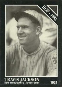 #42 Travis Jackson - New York Giants - 1991 Conlon Collection TSN Baseball