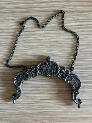 Antiguo marco victoriano de plata alemana, alrededor de 1900-10 Foto 1 de 4