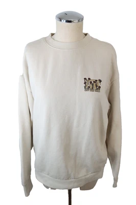 Vans XS Sweater Logo Flowers Cotton Polyester Crewneck (40) - Image 1 of 4