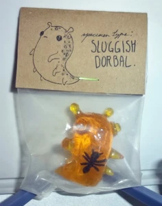 SawdustBear Shing Yin Khor Sluggish Dorbal Orange Resin w/Ant Only 30-35 Made! - Picture 1 of 8